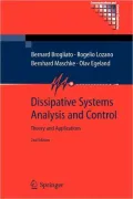 Dissipative Systems Analysis and Control: Theory and Applications