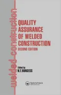 Quality Assurance of Welded Construction