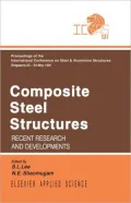 Composite Steel Structures: Recent Research and Developments