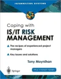 Coping with IS/IT Risk Management : The Recipes of Experienced Project Managers