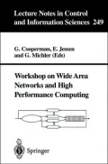 Workshop on Wide Area Networks and High Performance Computing