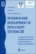 Research and Development in Intelligent Systems XX