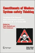 Constituents of Modern System-Safety Thinking: Proceedings of the Thirteenth Safety-Critical Systems Symposium, Southampton, UK, 8-10 February 2005