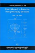 Crack Growth in Concrete Using Boundary Elements