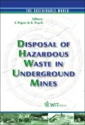 Disposal of Hazardous Waste in Underground Mines