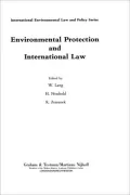 Environmental Protection And International Law
