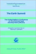 The Earth Summit The United Nations Conference On Environment And Development (Unced)