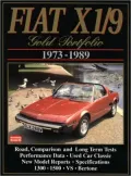 Fiat X1/9 Gold Portfolio 1973-1989 (Brooklands Road Test Books Series)