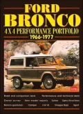 Ford Bronco 4X4 Performance Portfolio, 1966-1977 (Brooklands Road Test Books Series)