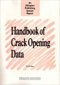 Handbook of crack opening Data: A compendium of equations, graphs, computer software and references for opening profiles of cracks in loaded components and structures (with Disk)