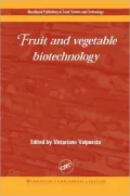Fruit and Vegetable Biotechnology