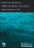 Profile Of The International Membrane Industrymarket Prospects To 2008