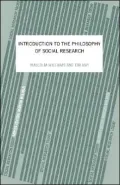 Introduction to the Philosophy of Social Research