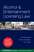 Alcohol and Entertainment Licensing Law