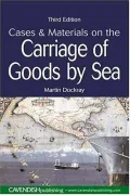 Book cover of Cases and Materials on the Carriage of Goods by Sea