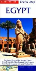 Globetrotter Travel Map Egypt: Includes Alexandria, Aswan, Cairo, Giza Pyramids Site, Karnak Site, Luxor, Port Said, Saqqara Site and Thebes Site