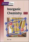 Instant Notes Inorganic Chemistry