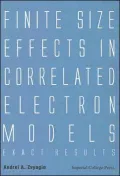 Finite Size Effects in Correlated Electron Models: Exact Results