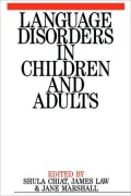 Language Disorders in Children and Adults