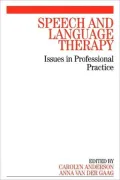 Speech And Language Therapy