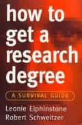 How to Get a Research Degree: A Survival Guide