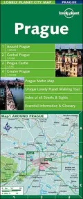 Lonely Planet Prague City Map