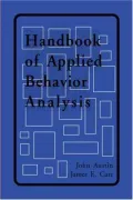 Book cover of Handbook of Applied Behavior Analysis