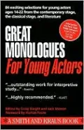 Great Monologues for Young Actors, Vol. 1
