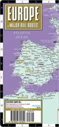 Streetwise Europe Rail Map - Laminated Railroad Map of Europe - Folding Pocket Size Travel Map