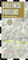 Streetwise Portland Map - Laminated City Center Street Map of Portland, Oregon - Folding Pocket Size Travel Map With Metro