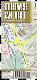 Streetwise San Diego Map - Laminated City Center Street Map of San Diego, California - Folding Pocket Size Travel Map With Metro
