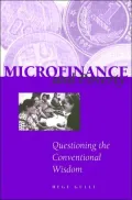 Microfinance & Poverty: Questioning the Conventional Wisdom