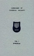 A Vocabulary of Etruscan: Including the Etruscan Glosses