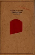 Writings on Art: Tom Marioni 1969-1999