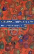 Personal Property Law Text and Materials