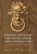 Personal Autonomy, the Private Sphere and the Criminal Law A Comparative Study
