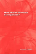 How Should Research be Organised? (Paperback)
