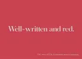 Well Written and Red