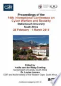 ICCWS 2019 14th International Conference on Cyber Warfare and Security