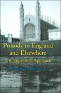 Prosody in England and Elsewhere: A Comparative Approach