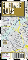 Streetwise Dallas Map - Laminated City Center Street Map of Dallas, Texas - Folding Pocket Size Travel Map
