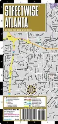 Streetwise Atlanta Map - Laminated City Center Street Map of Atlanta, Georgia - Folding Pocket Size Travel Map
