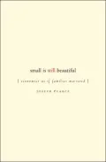 Small is Still Beautiful: Economics as if Families Mattered
