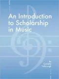 An Introduction To Scholarship In Music