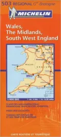 Michelin Great Britain Wales/West Country/Midlands Map No. 503