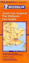 Michelin Great Britain South East England/Midlands/East Anglia Map No. 504