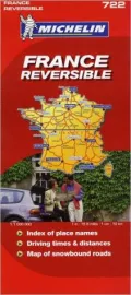 France Reversible Map