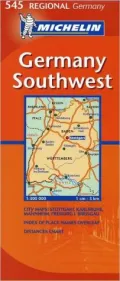 Southwest Germany Map