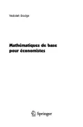 Book cover of Matha(c)Matiques de Base Pour A(c)Conomistes