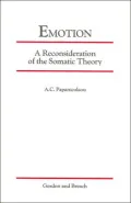 Emotion a Reconsideration of the Somatic Theory
